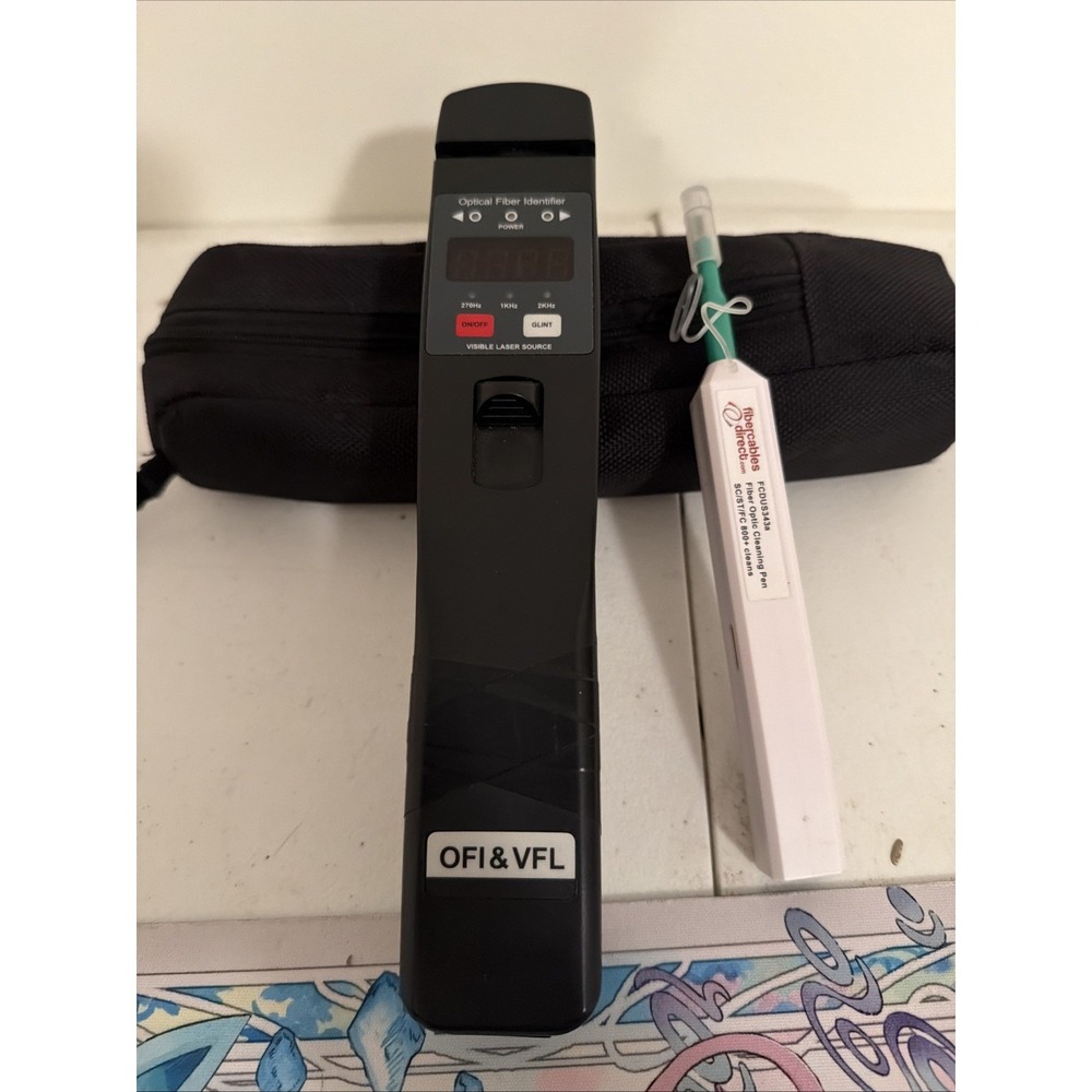 Challenger Optics CO-OFI-V Optical Fiber Identifier OFI VFL With Cleaning Pen